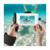 Waterproof Case For 4.7 Inches Devices With Floating Adjustable Wrist Strap In White